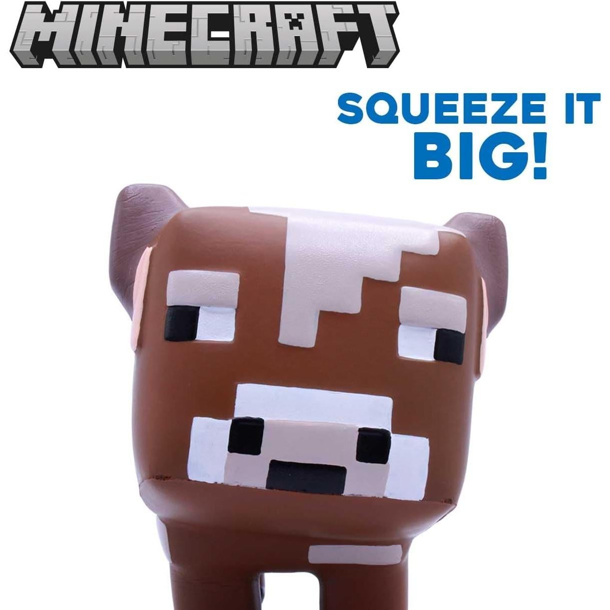 Peluches Squishy Minecraft Serie 4 - Vaca Mooshroom 15.24 cm
