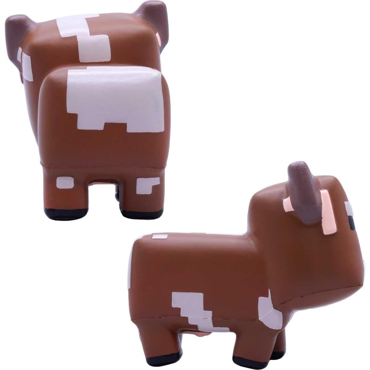 Peluches Squishy Minecraft Serie 4 - Vaca Mooshroom 15.24 cm