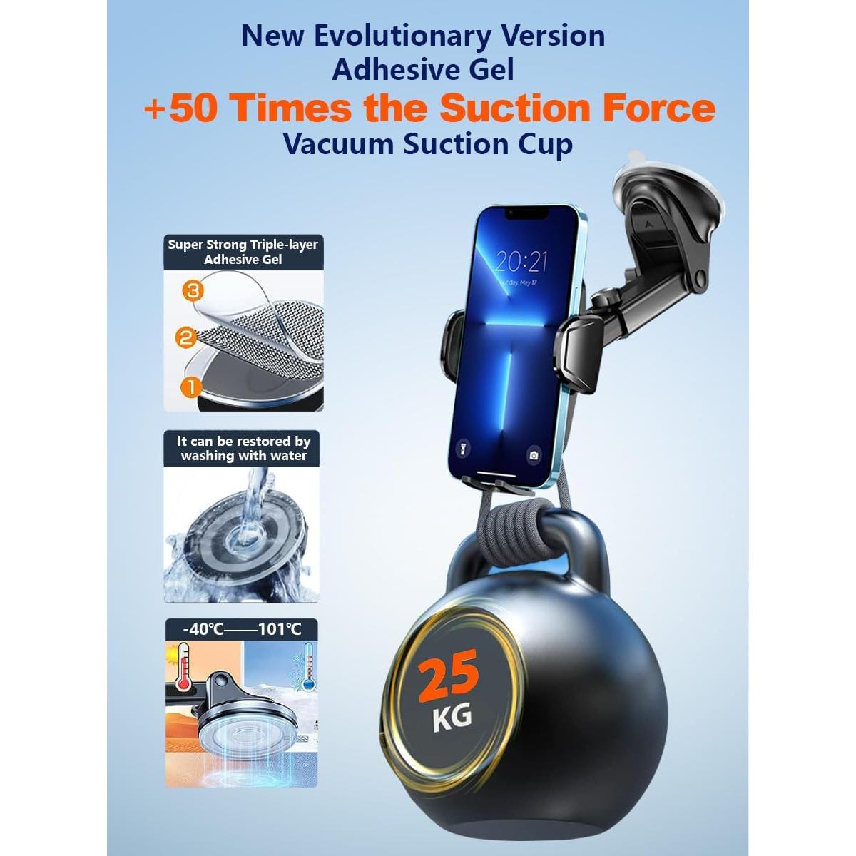 Soporte para Teléfono de Coche LYNLOO Ajustable 360°