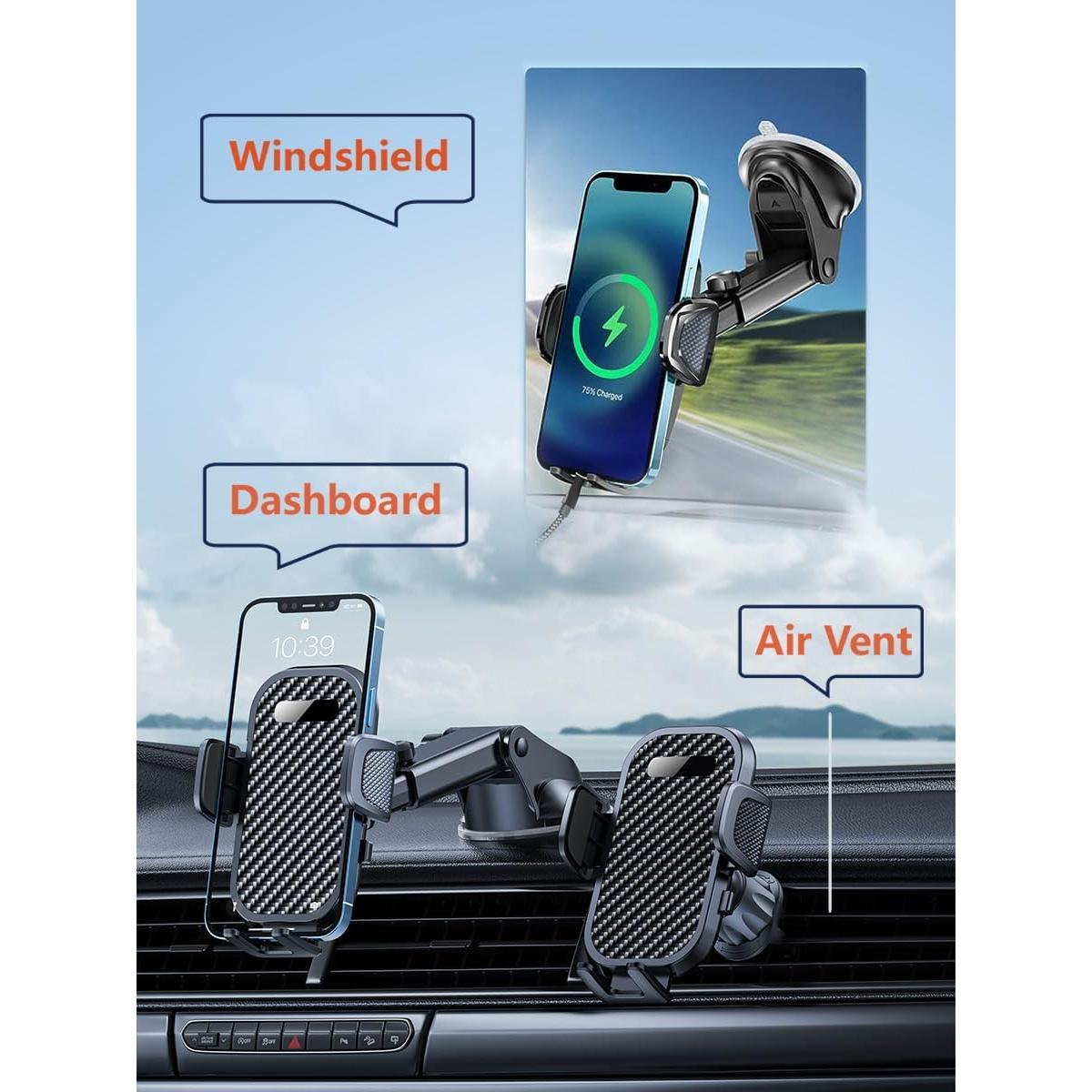 Soporte para Teléfono de Coche LYNLOO Ajustable 360°