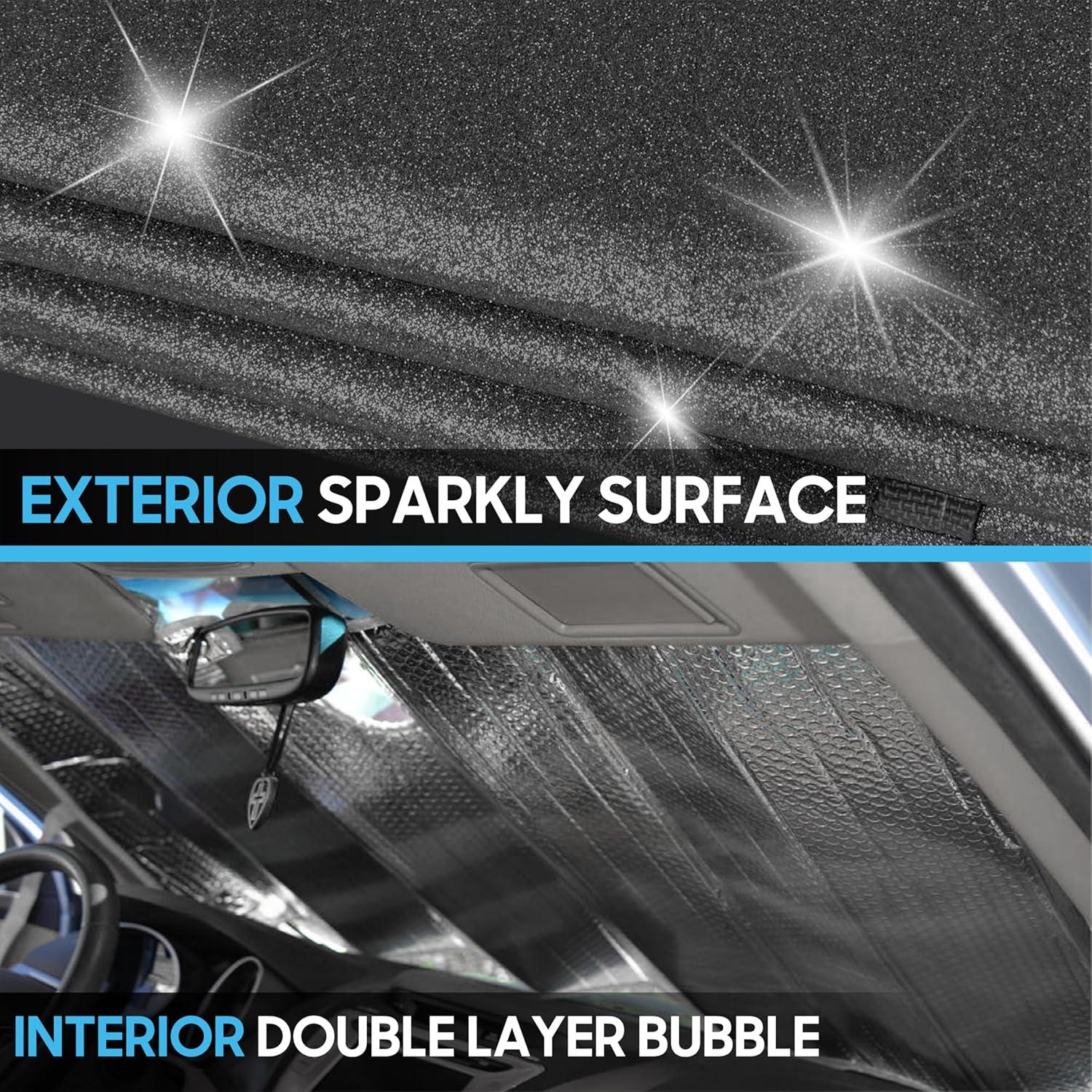 Sombra de Parabrisas Plegable BDK AS-2511 - 147x69 cm UV