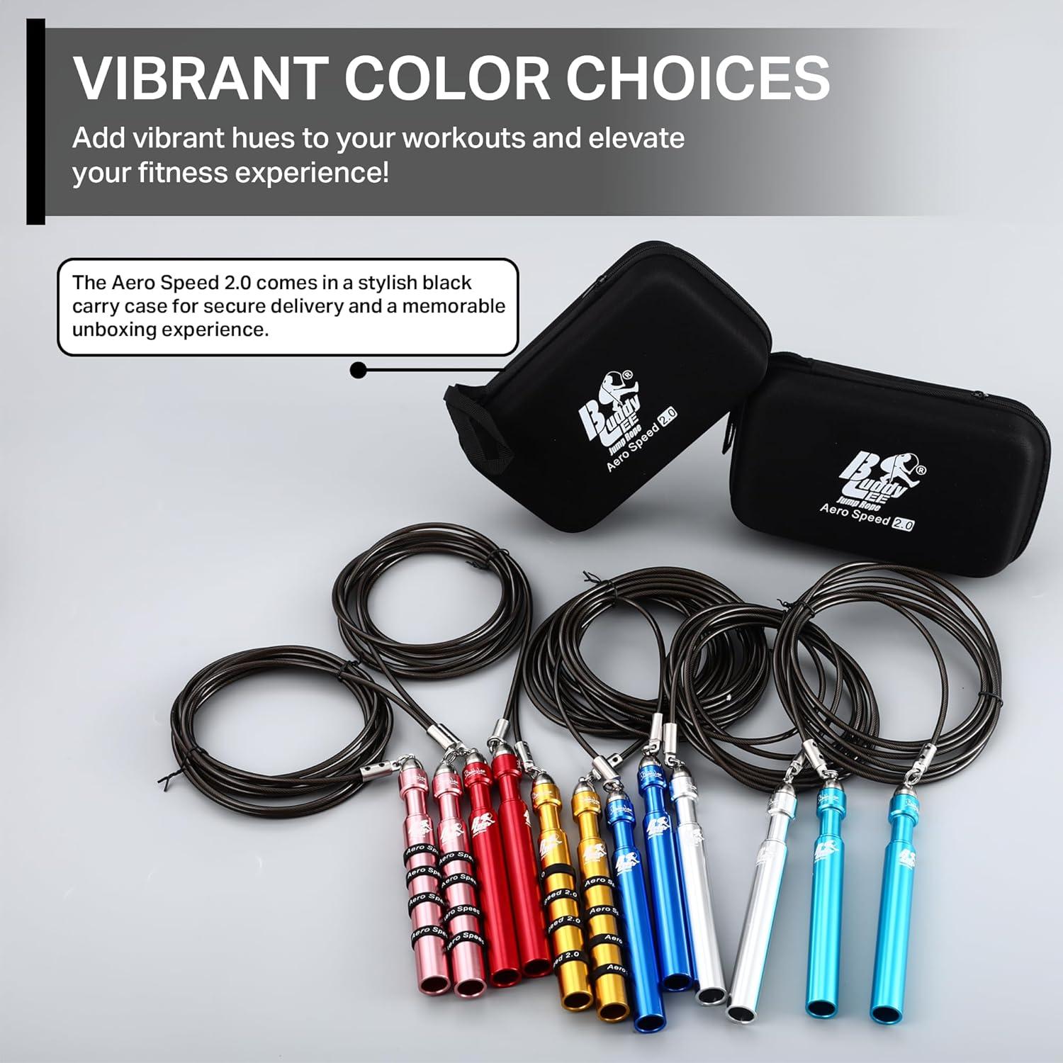 Cuerda para Saltar Buddy Lee Aero Speed 2.0 Ajustable 2.82m