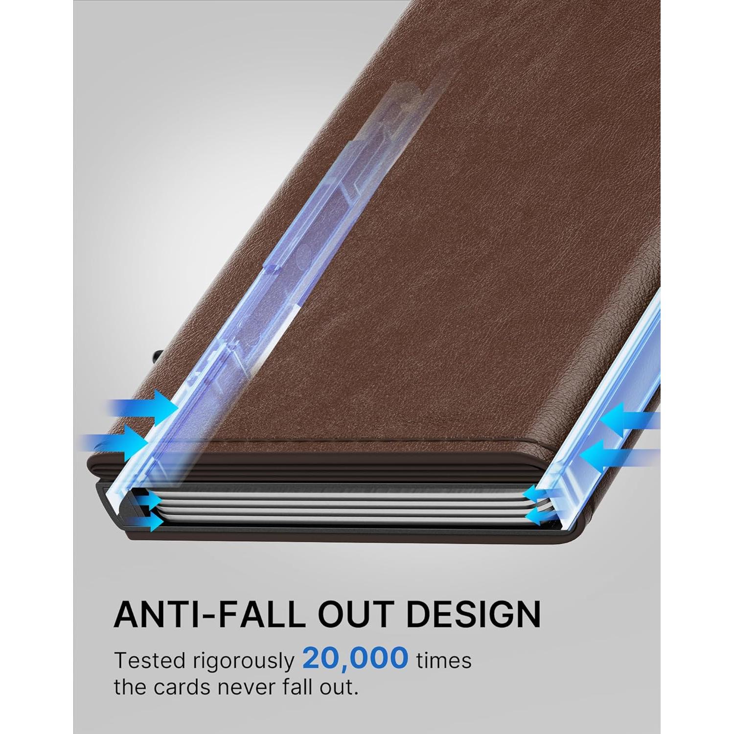 Cartera de Hombre Typecase Minimalista Cuero Genuino RFID