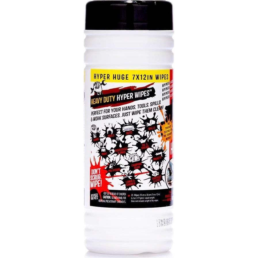 Toallitas de Limpieza Hiper KYNC, Paquete de 12 Toallitas 20x30cm