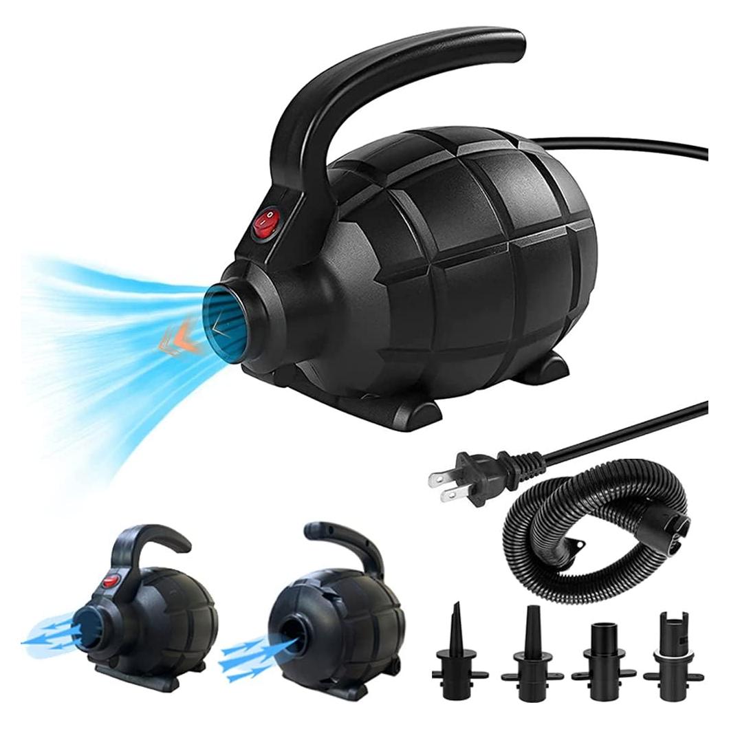 Bomba de Aire Eléctrica CZGBRO 500W para Colchones y Juguetes