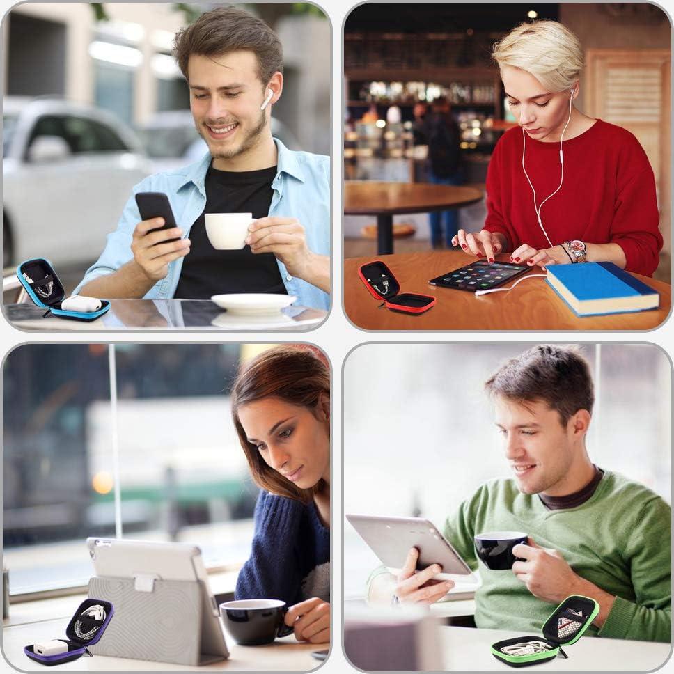 Funda para Auriculares SUNGUY 5-Pack EVA Portátil con Mosquetones