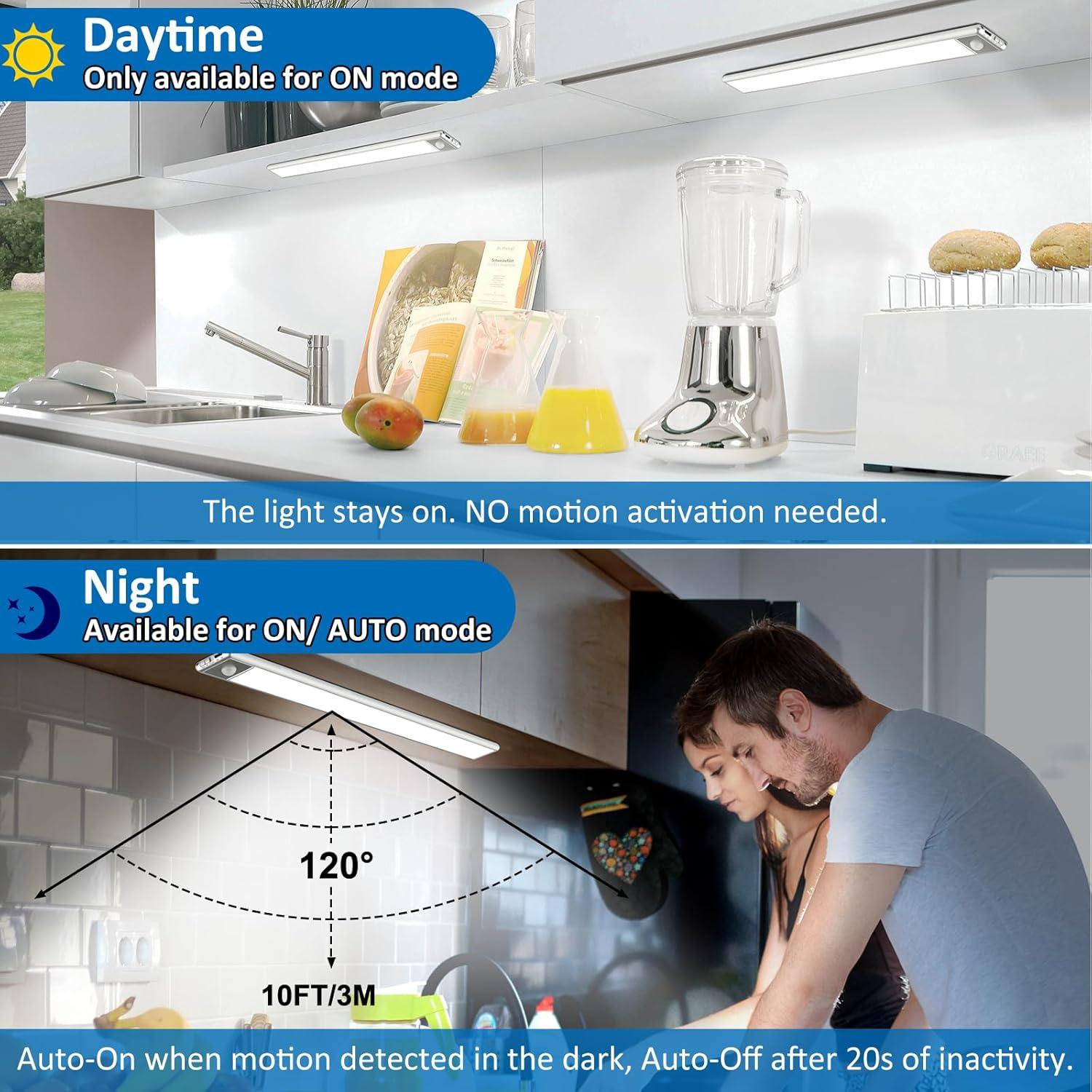 Iluminación LED con Sensor de Movimiento YLXS 40.4 cm 3 Piezas