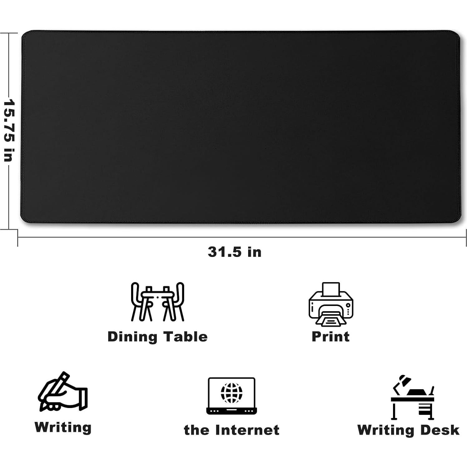 Alfombrilla de Ratón Grande Akduss 80x40 cm Antideslizante