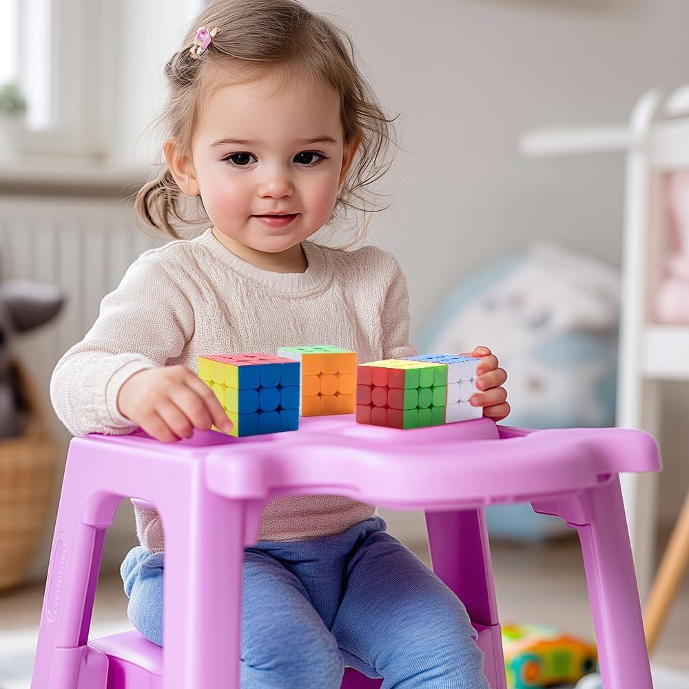 Juego de 12 Cubos Mágicos HELLOCUBE 3x3 para Niños