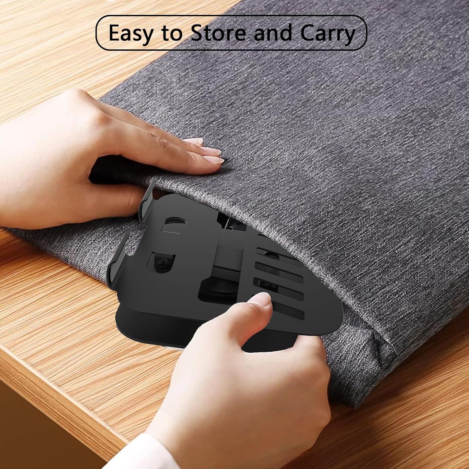 Soporte de Tableta Ajustable TAPMEI 360° Metal Negro 10-40 cm