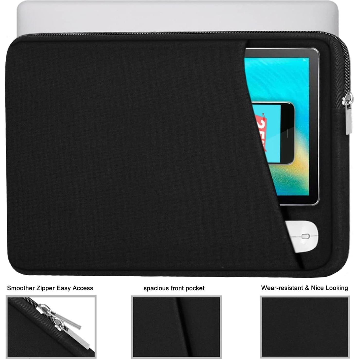 Funda para Laptop Askuko 13-14" Negra, Protección Acolchada