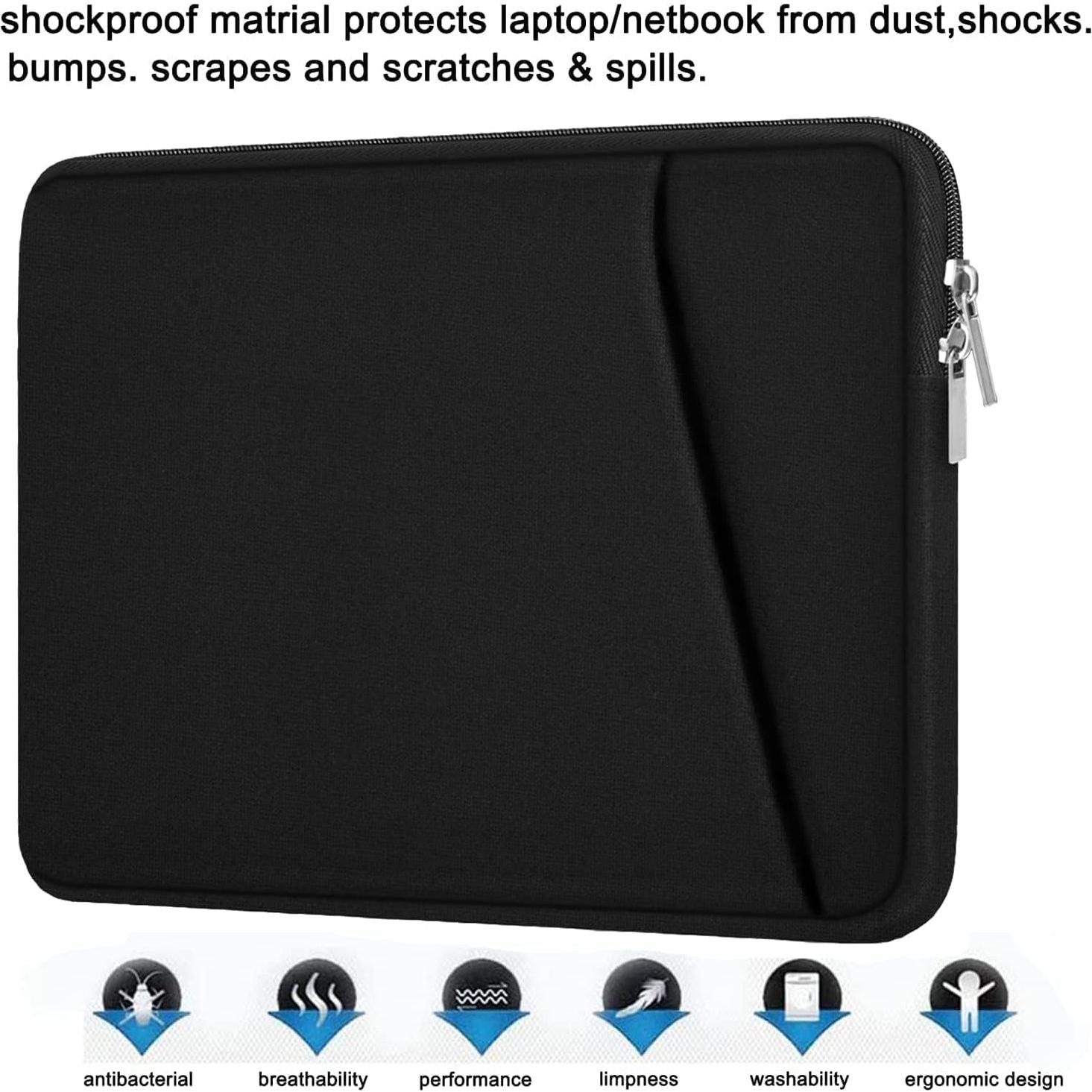 Funda para Laptop Askuko 13-14" Negra, Protección Acolchada