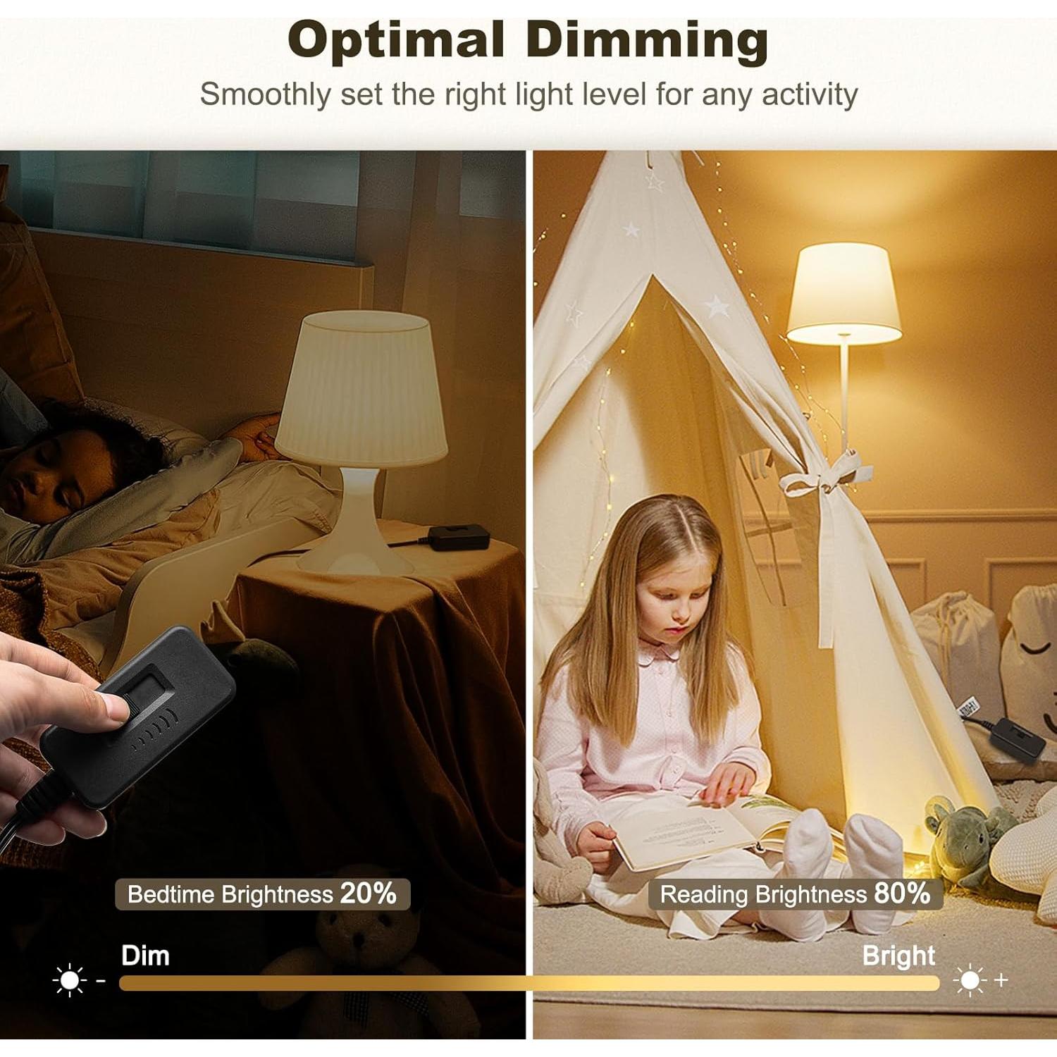 Regulador de Luz DiCUNO 100W LED/CFL 300W Incandescente Negro