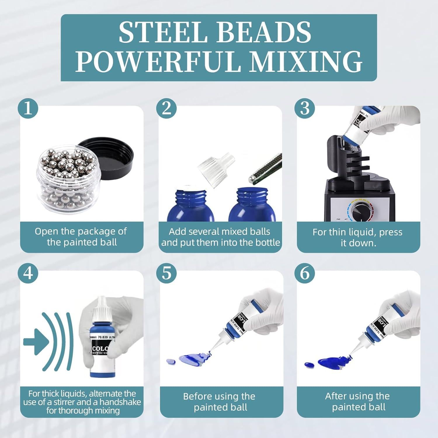 Mezclador Vortex LABHOUSE 2400RPM para Pinturas 100ml