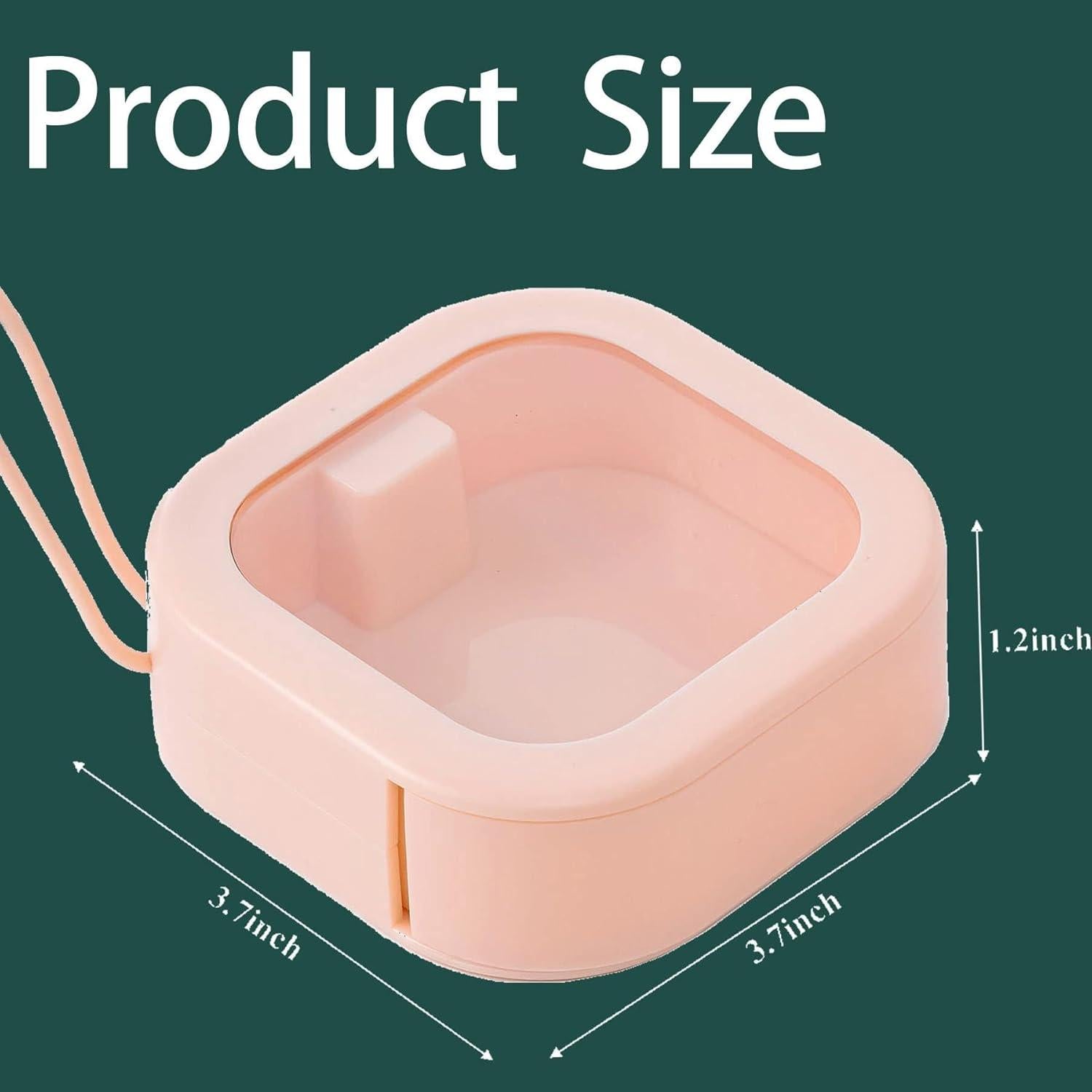 Organizador de Cintas para el Cabello ESEHGS 2 Piezas Rosa