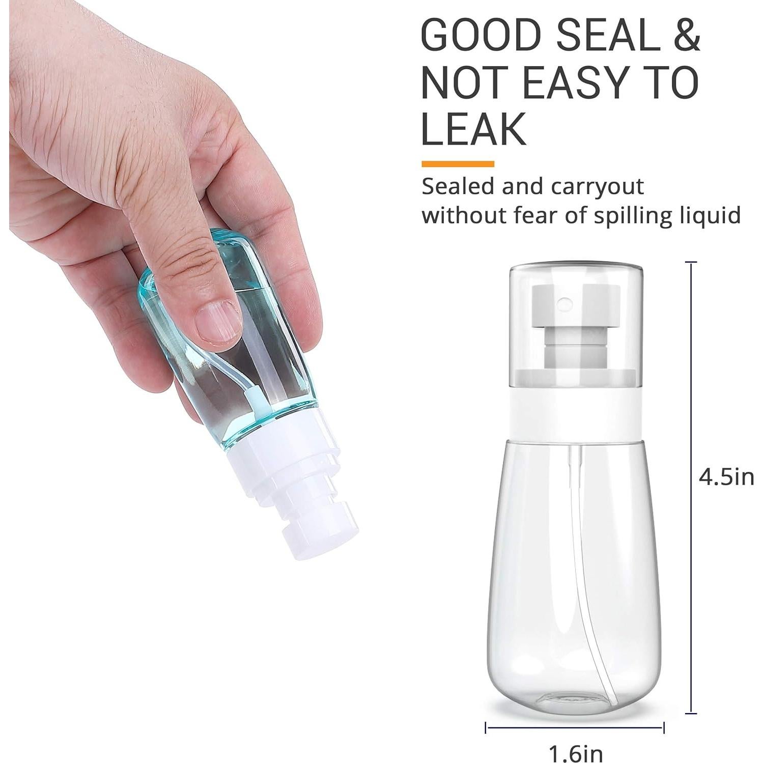 Pack 2 Botellas Spray Viaje 60ml RELANOR a Prueba de Fugas