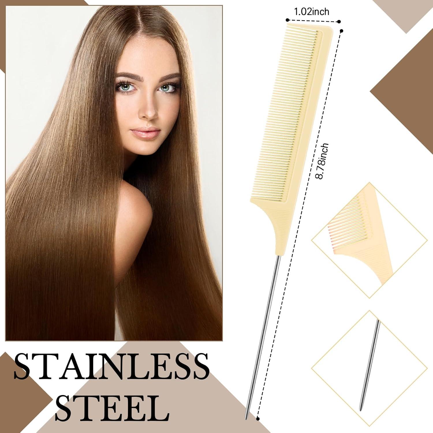 Set de Cepillos y Peines para Cabello Geiserailie 3 Pcs Beige