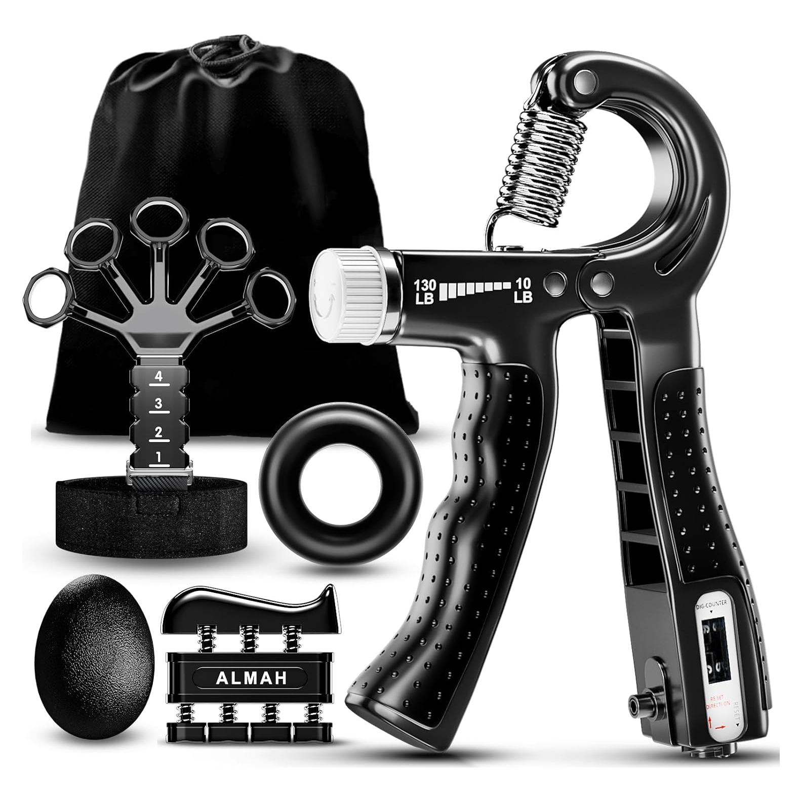 Kit de Fortalecimiento de Agarre ALMAH GS02 - 5 Piezas