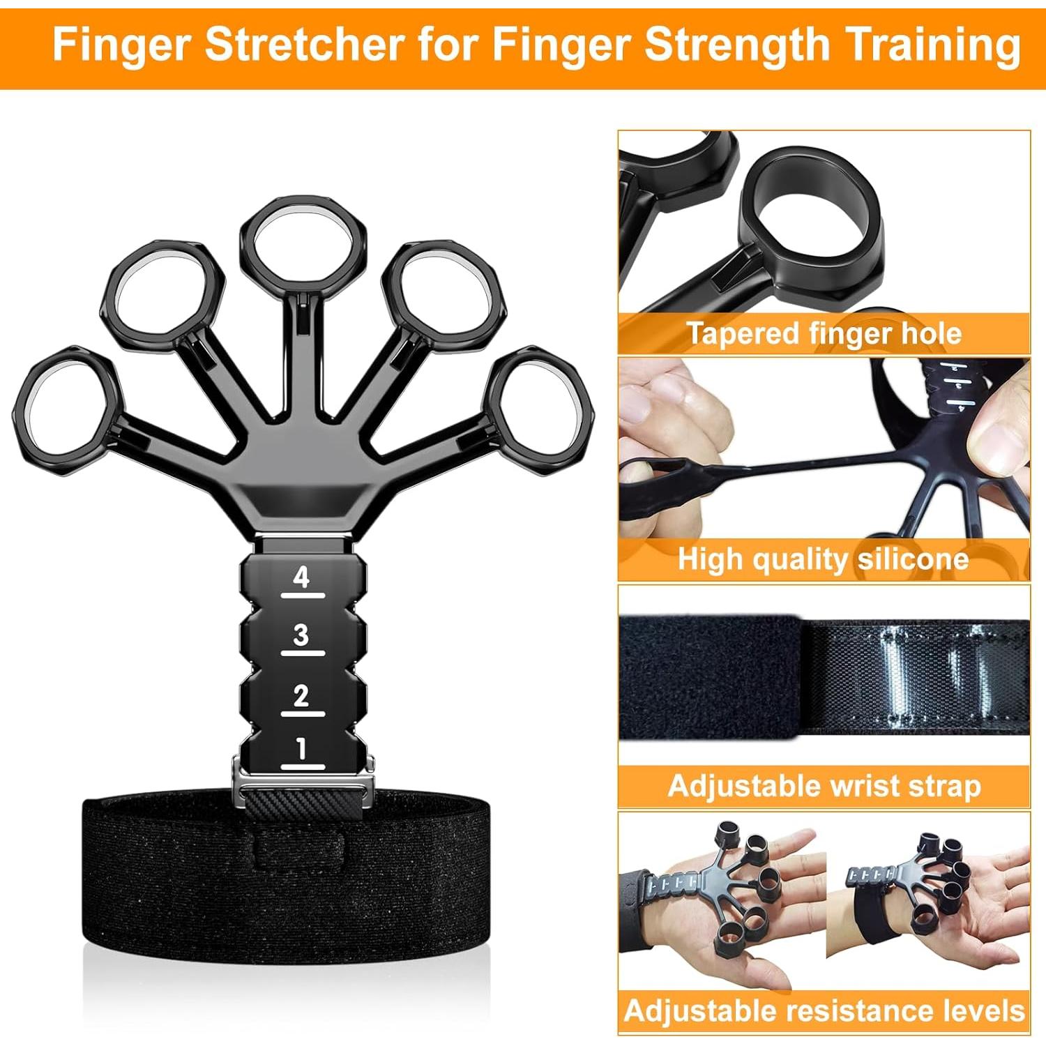 Kit de Fortalecimiento de Agarre ALMAH GS02 - 5 Piezas