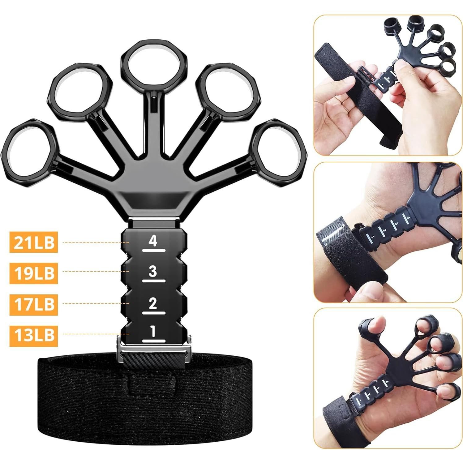 Kit de Fortalecimiento de Agarre ALMAH GS02 - 5 Piezas