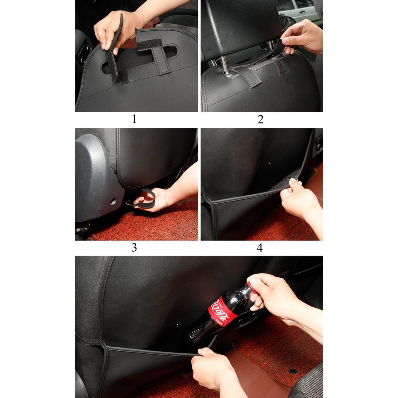 Protector de Respaldo de Asiento de Coche HCMAX Beige 45x79cm