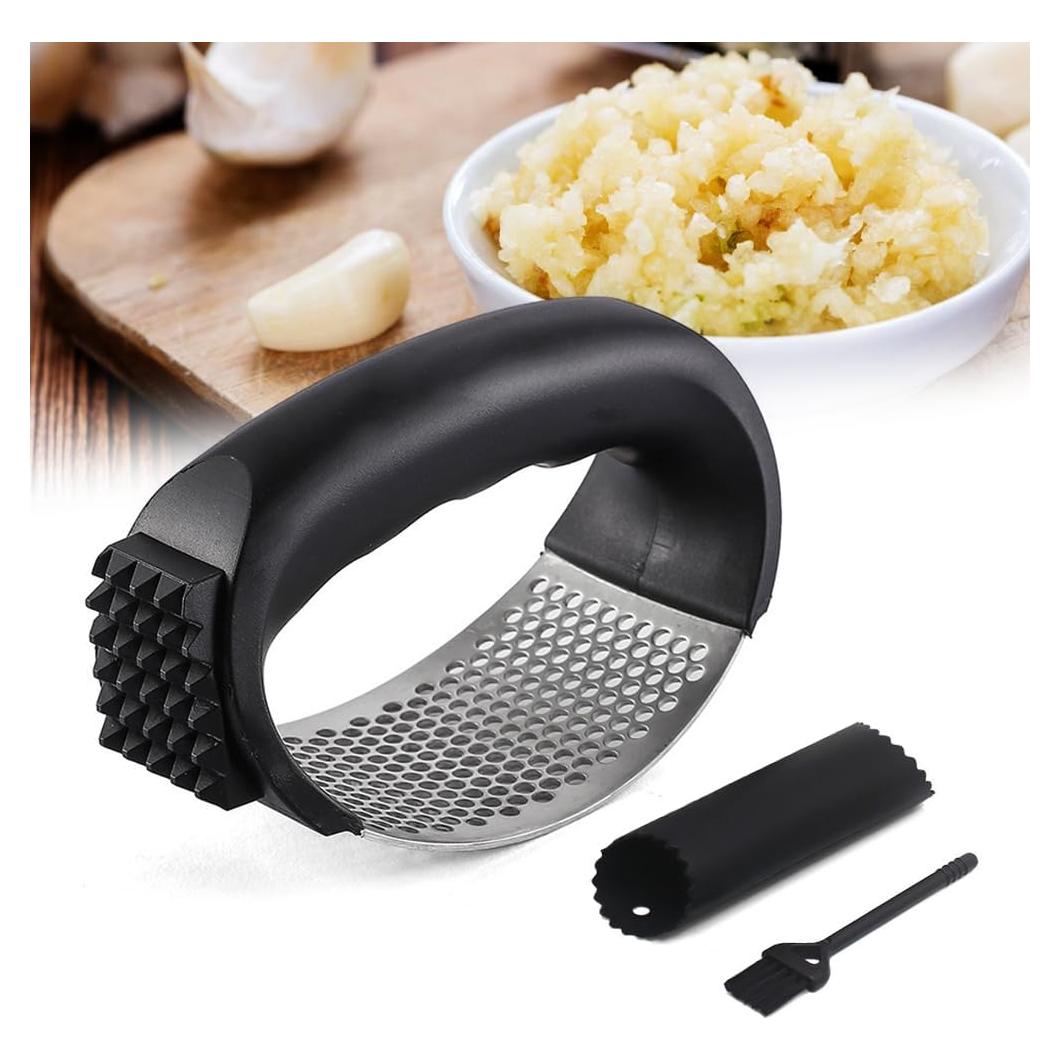 Prensador de Ajo Wegodal Acero Inoxidable Negro 2024