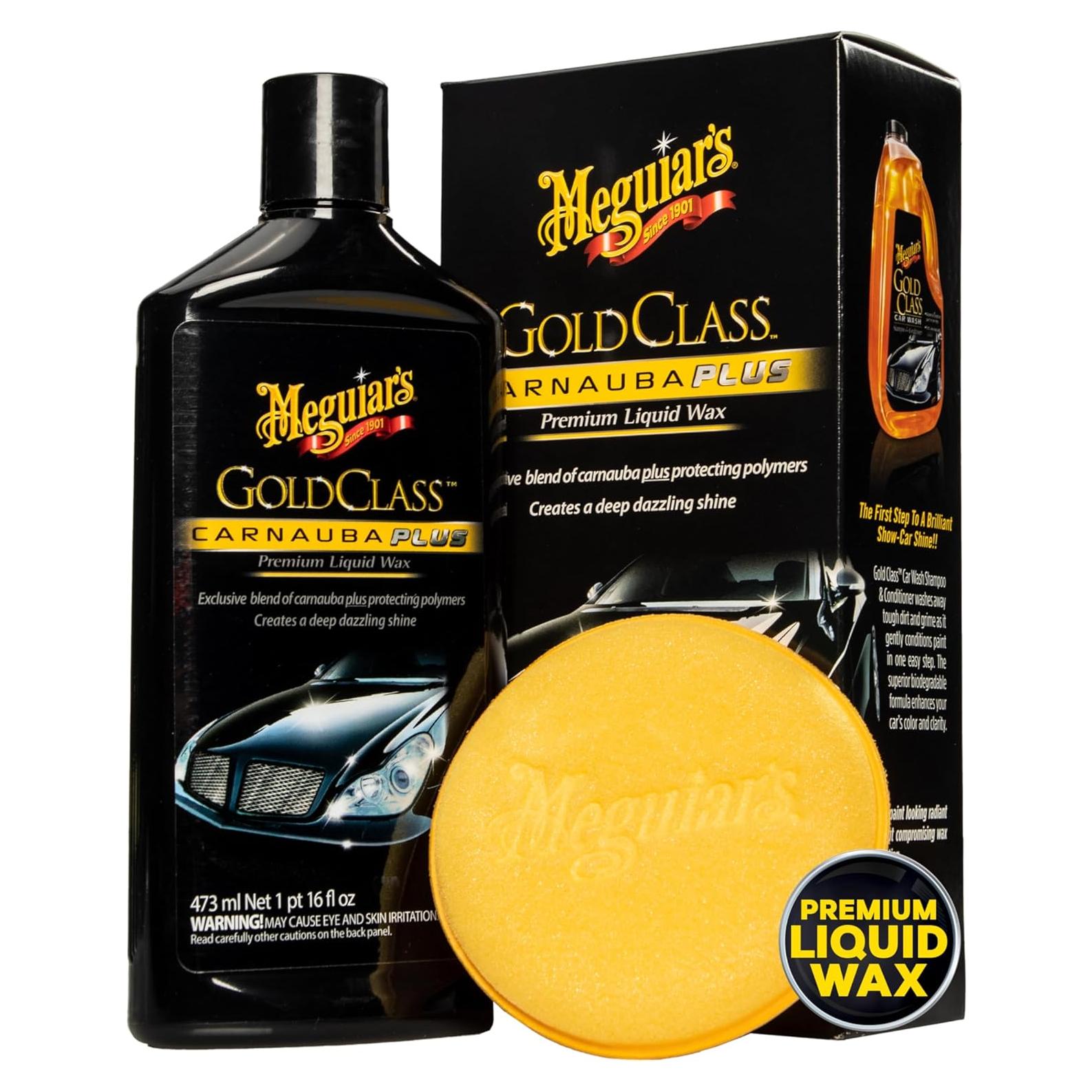 Kit de Cera Líquida Meguiar's Gold Class 473 ml con Aplicador