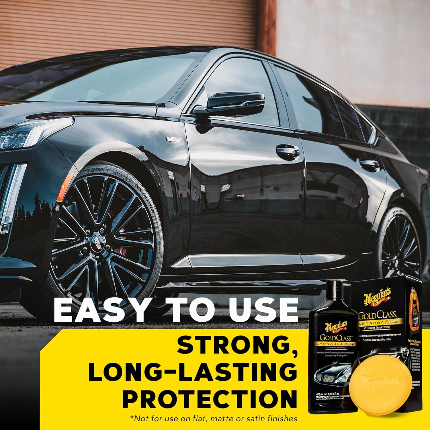 Kit de Cera Líquida Meguiar's Gold Class 473 ml con Aplicador