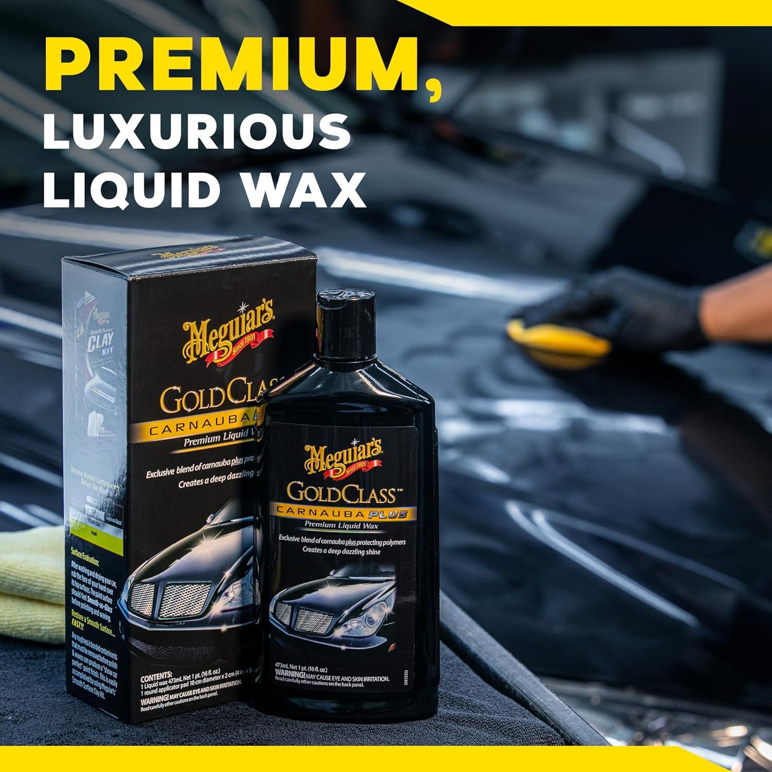 Kit de Cera Líquida Meguiar's Gold Class 473 ml con Aplicador