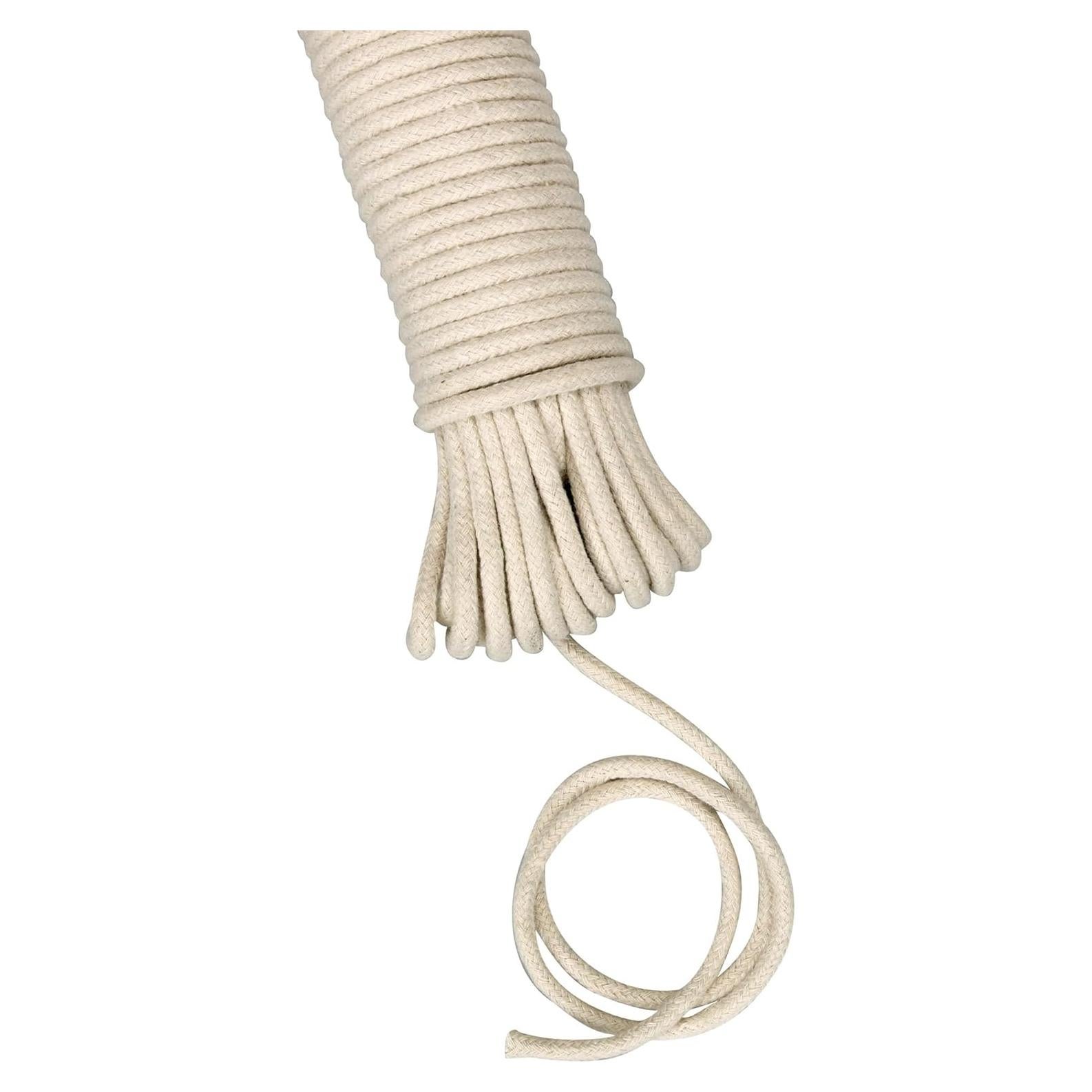 Cuerda de Ropa de Algodón Esenciales para el Hogar 30.48 m