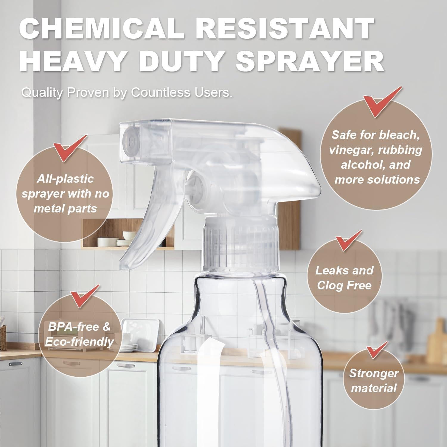 Botellas de Spray de Plástico Airbee 500 ml Paquete de 2