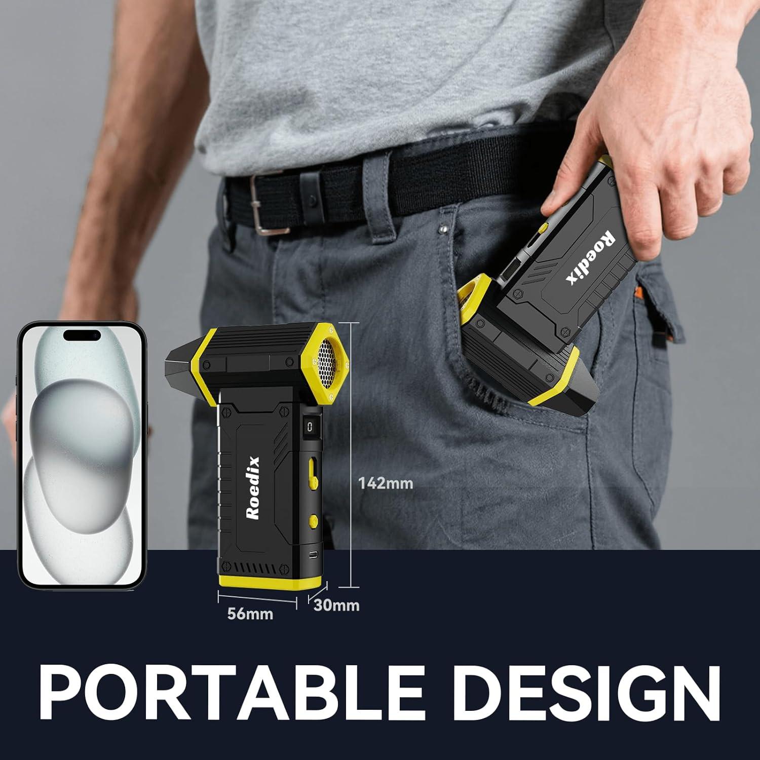 Soplador de Aire Comprimido Roedix R9 Ultra 10000mAh 8 Velocidades