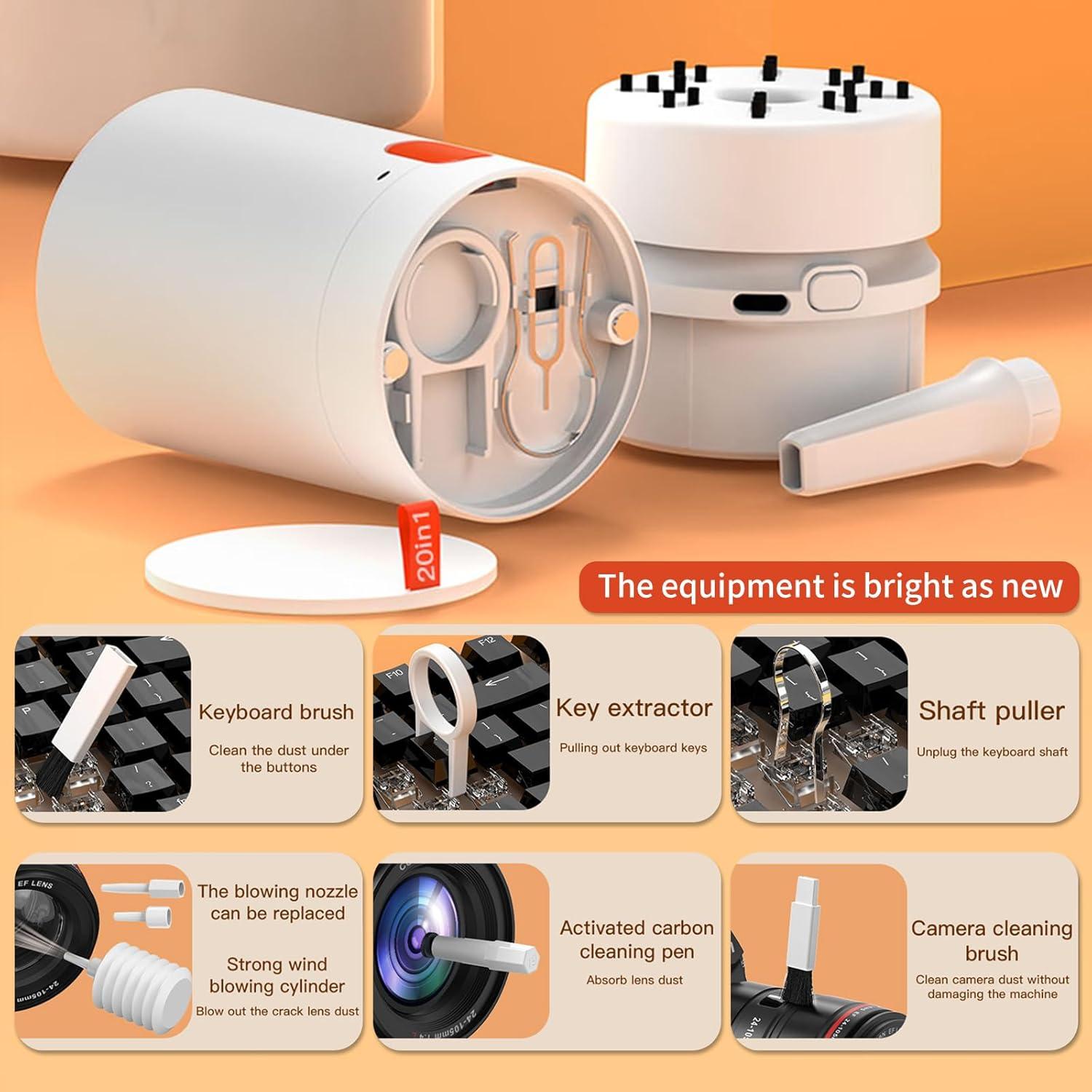 Kit de Limpieza 21 en 1 Critin para Electrónicos - Cepillo y Accesorios