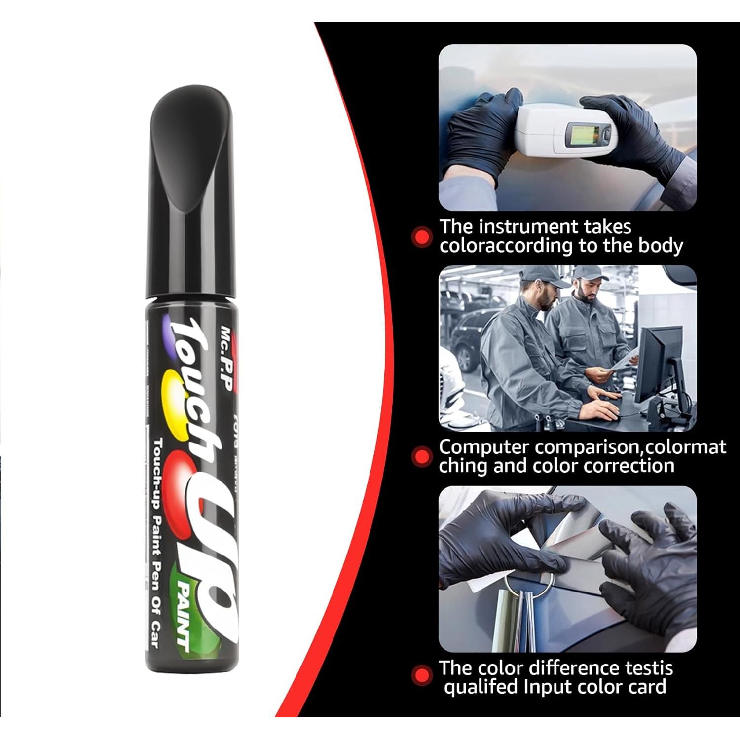 Pintura de Retoque para Coches FITEV 12ml Negra Brillante