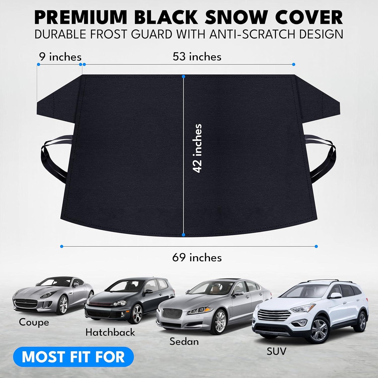 Cubierta de Parabrisas Autovir Mediana para Nieve y Hielo