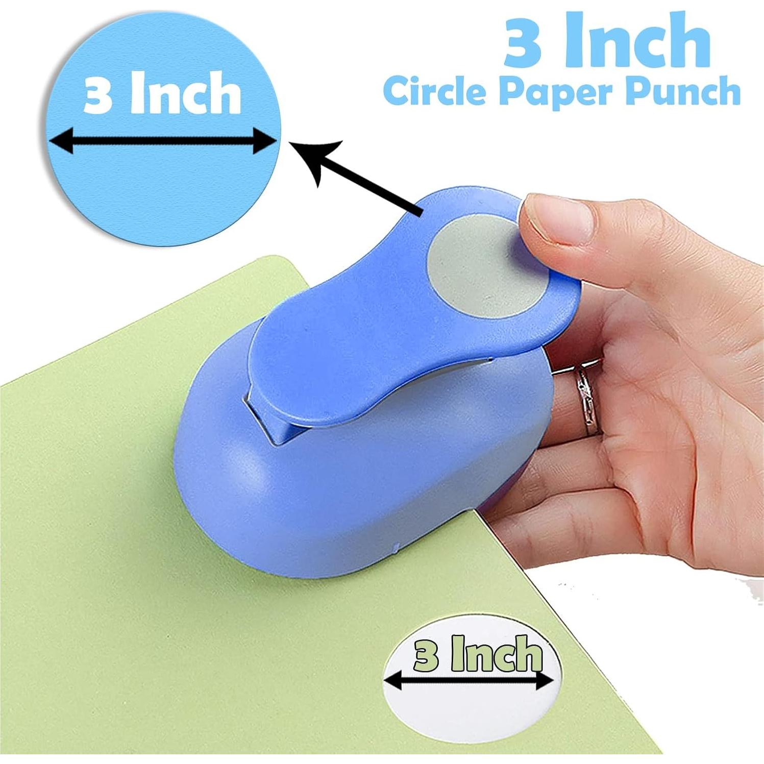 Perforadora de Círculo 75mm Lorcornm Azul para Manualidades