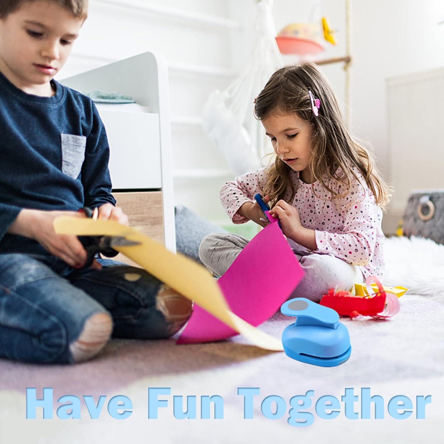 Perforadora de Círculo 75mm Lorcornm Azul para Manualidades