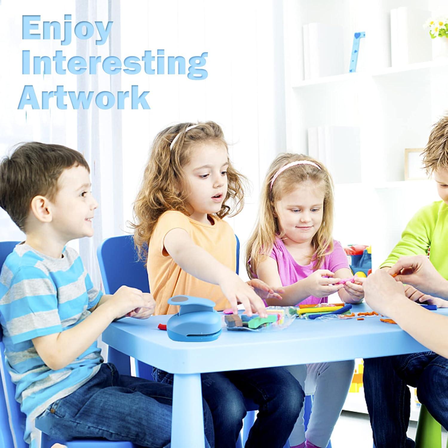 Perforadora de Círculo 75mm Lorcornm Azul para Manualidades