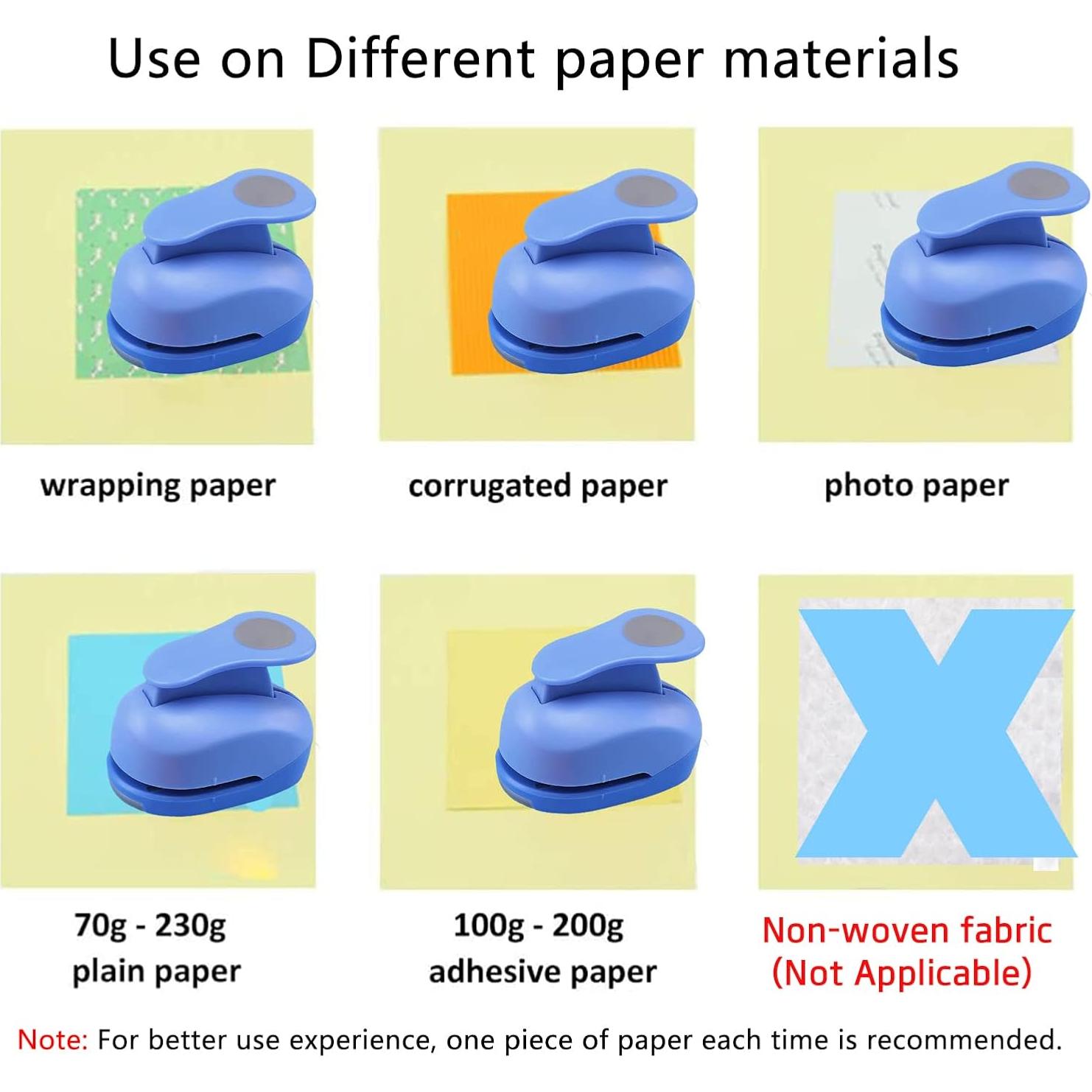 Perforadora de Círculo 75mm Lorcornm Azul para Manualidades