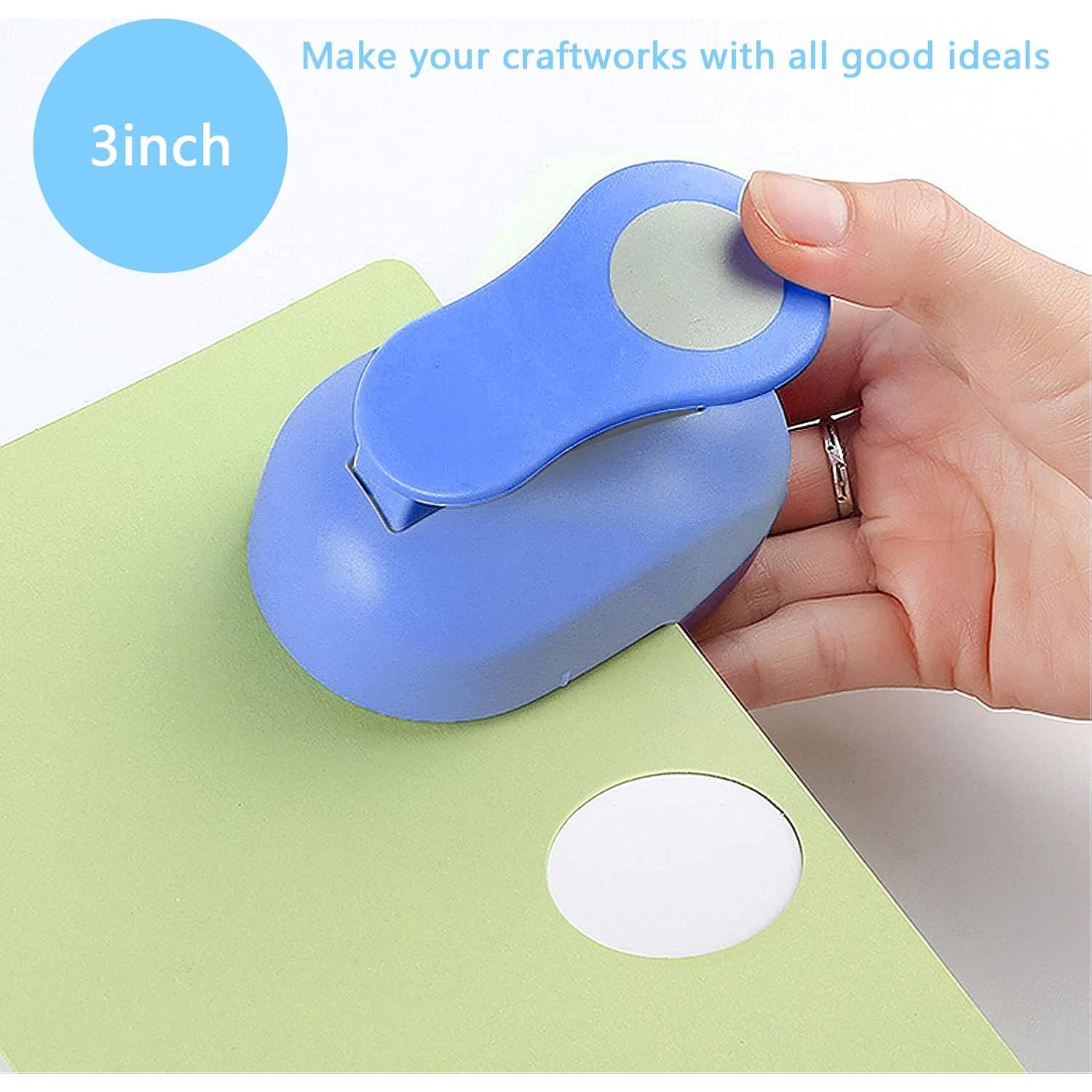 Perforadora de Círculo 75mm Lorcornm Azul para Manualidades