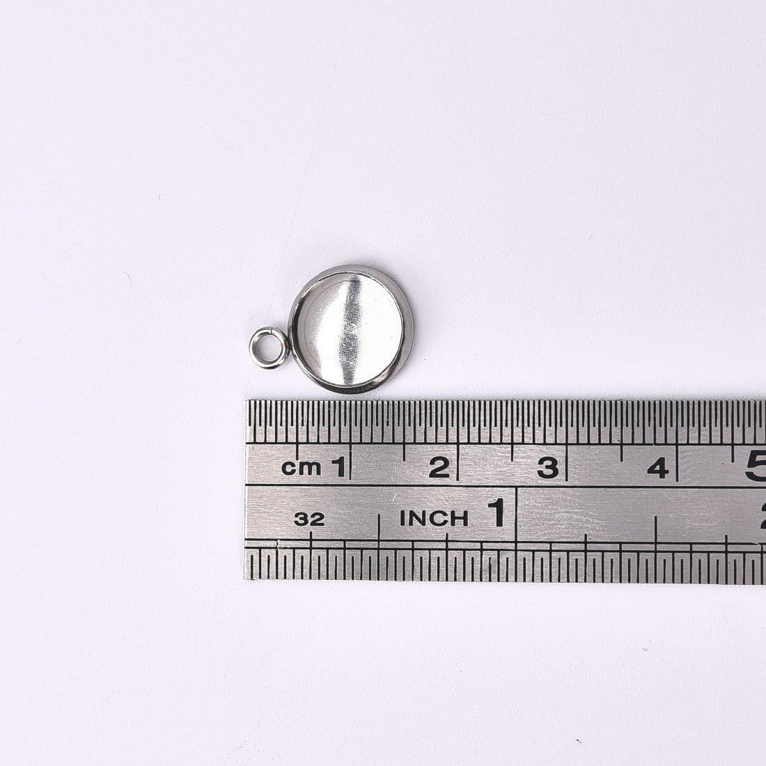 Bandejas de Colgante de Acero Inoxidable LANBEIDE 10mm 50Pcs