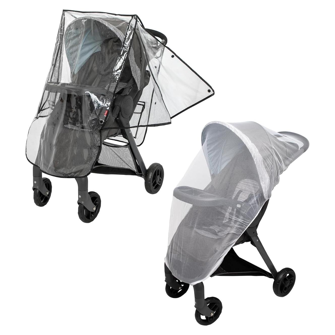 Cubierta de Lluvia y Red para Mosquitos Nuby Eco - Para Cochecitos