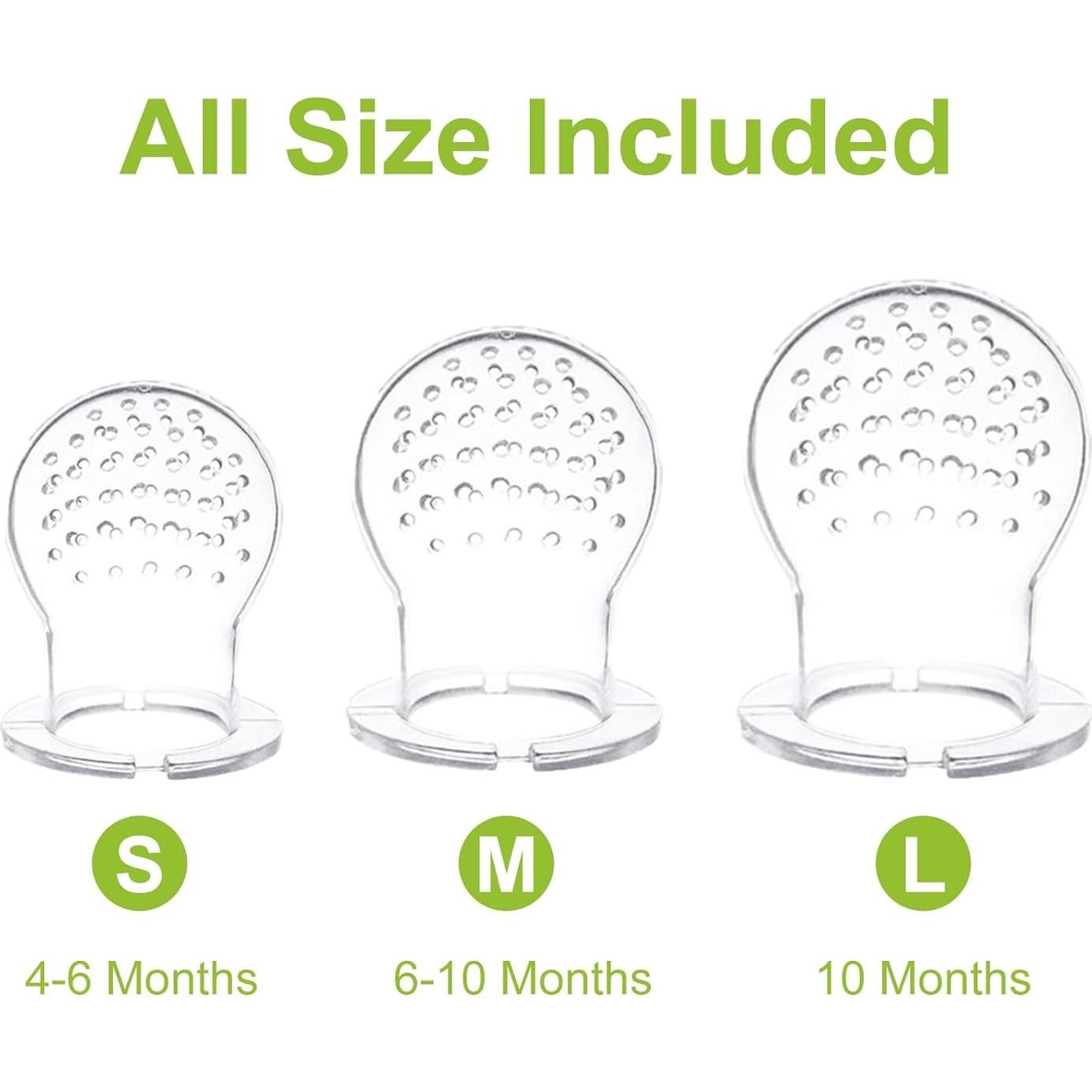 Set de Dispensadores de Comida para Bebé Welcoyo - 3 Pcs + Cuchara 90ML