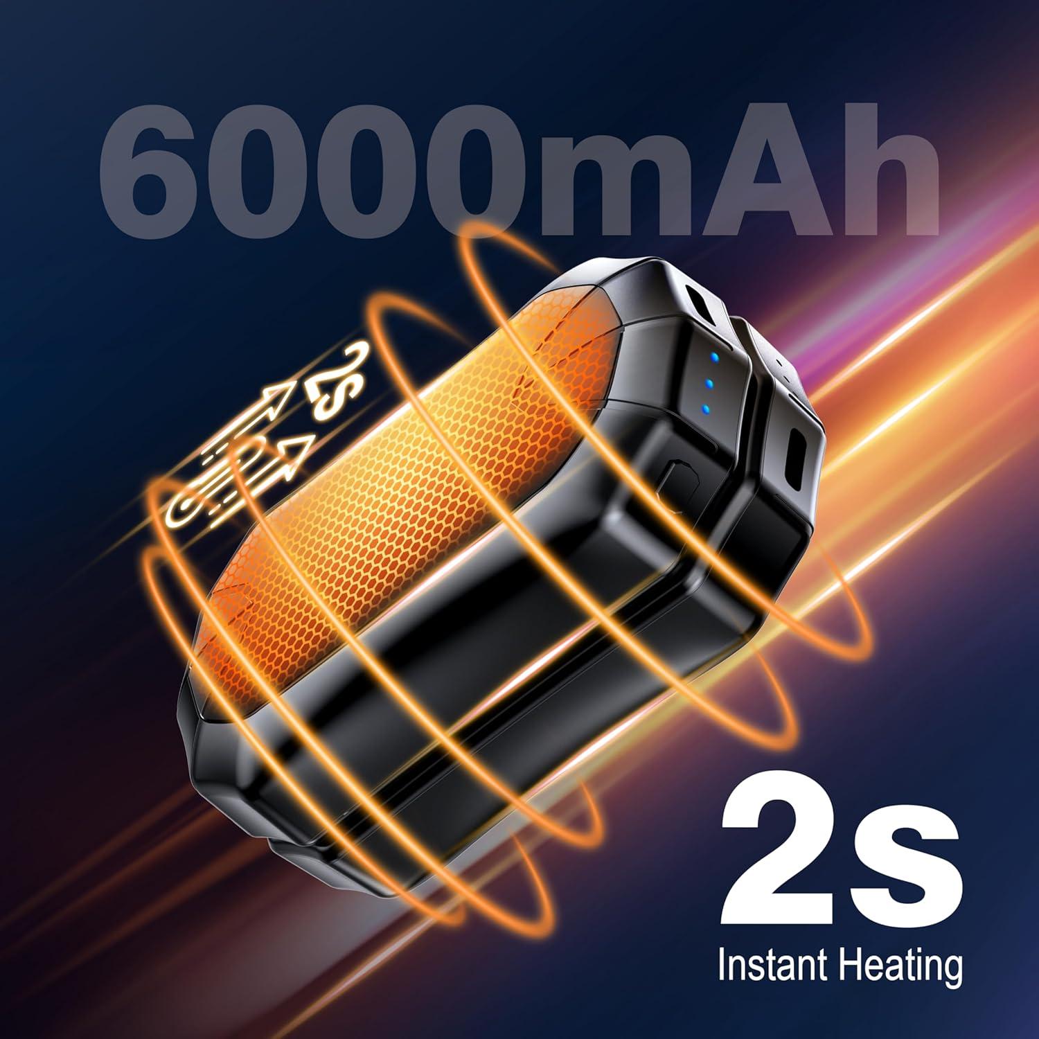 Calentador de Manos Recargable KOMPMP BD-01 2 en 1 USB