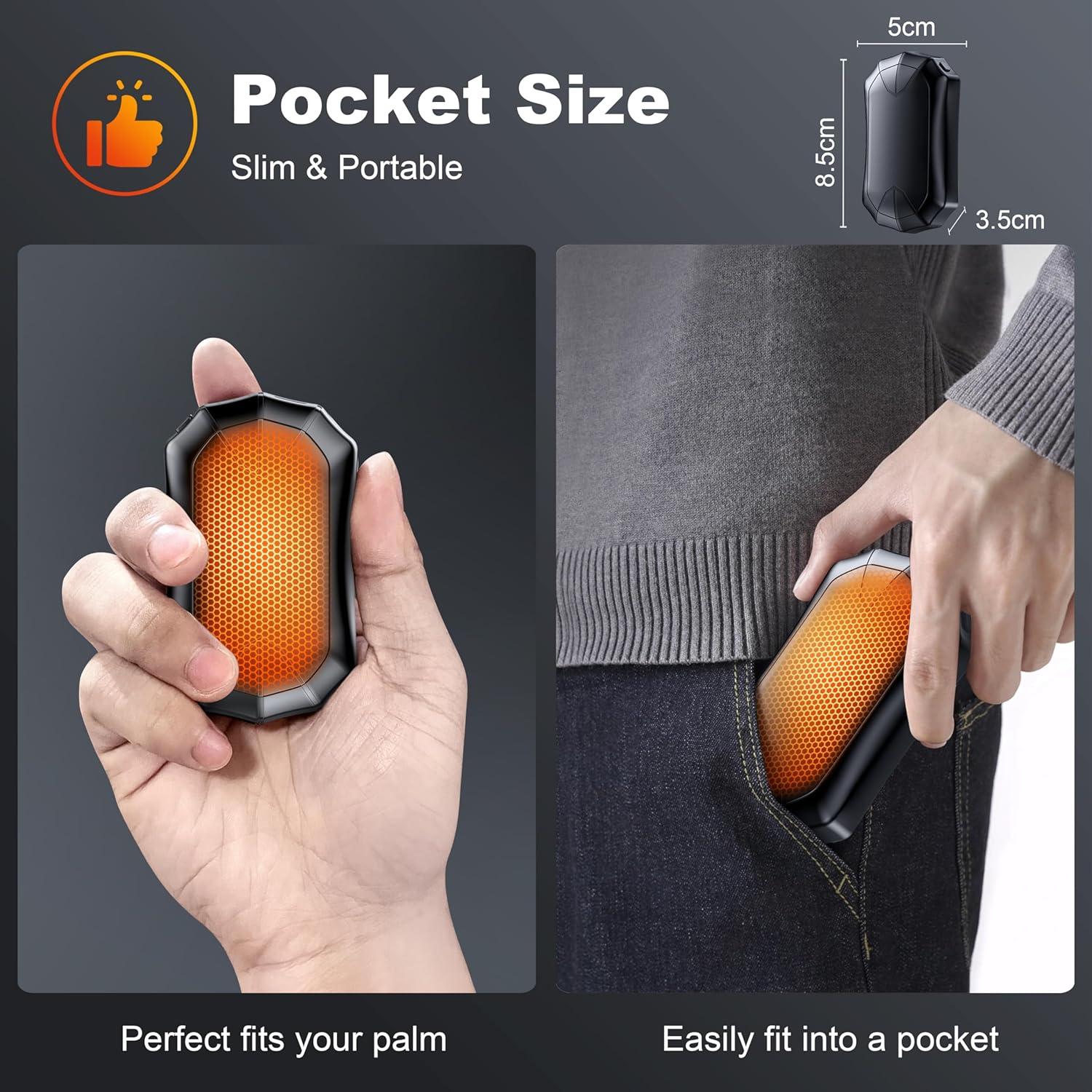 Calentador de Manos Recargable KOMPMP BD-01 2 en 1 USB