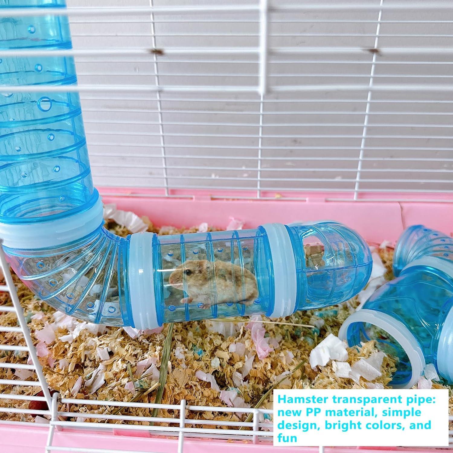 Túnel de Hámster Hamiledyi Azul 5.33 cm Expandible