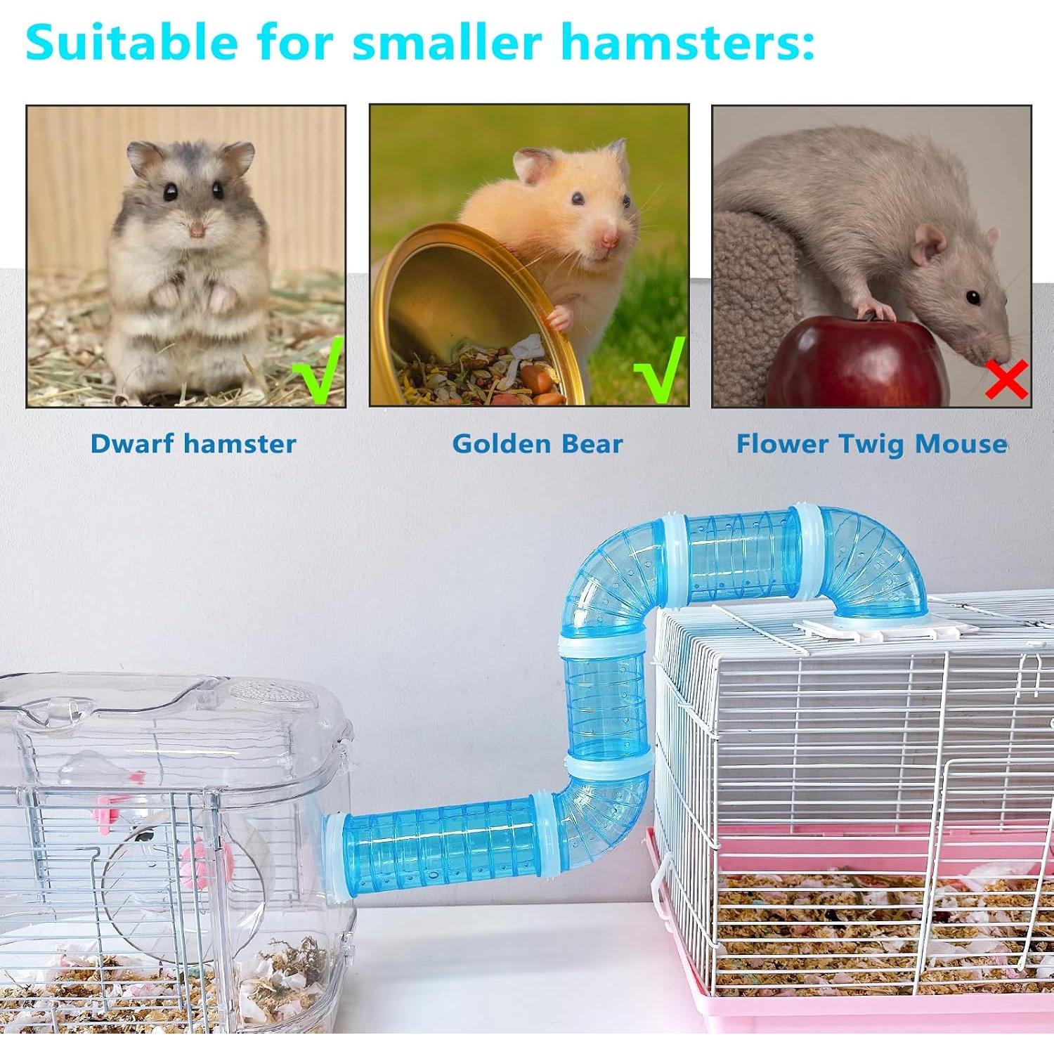 Túnel de Hámster Hamiledyi Azul 5.33 cm Expandible