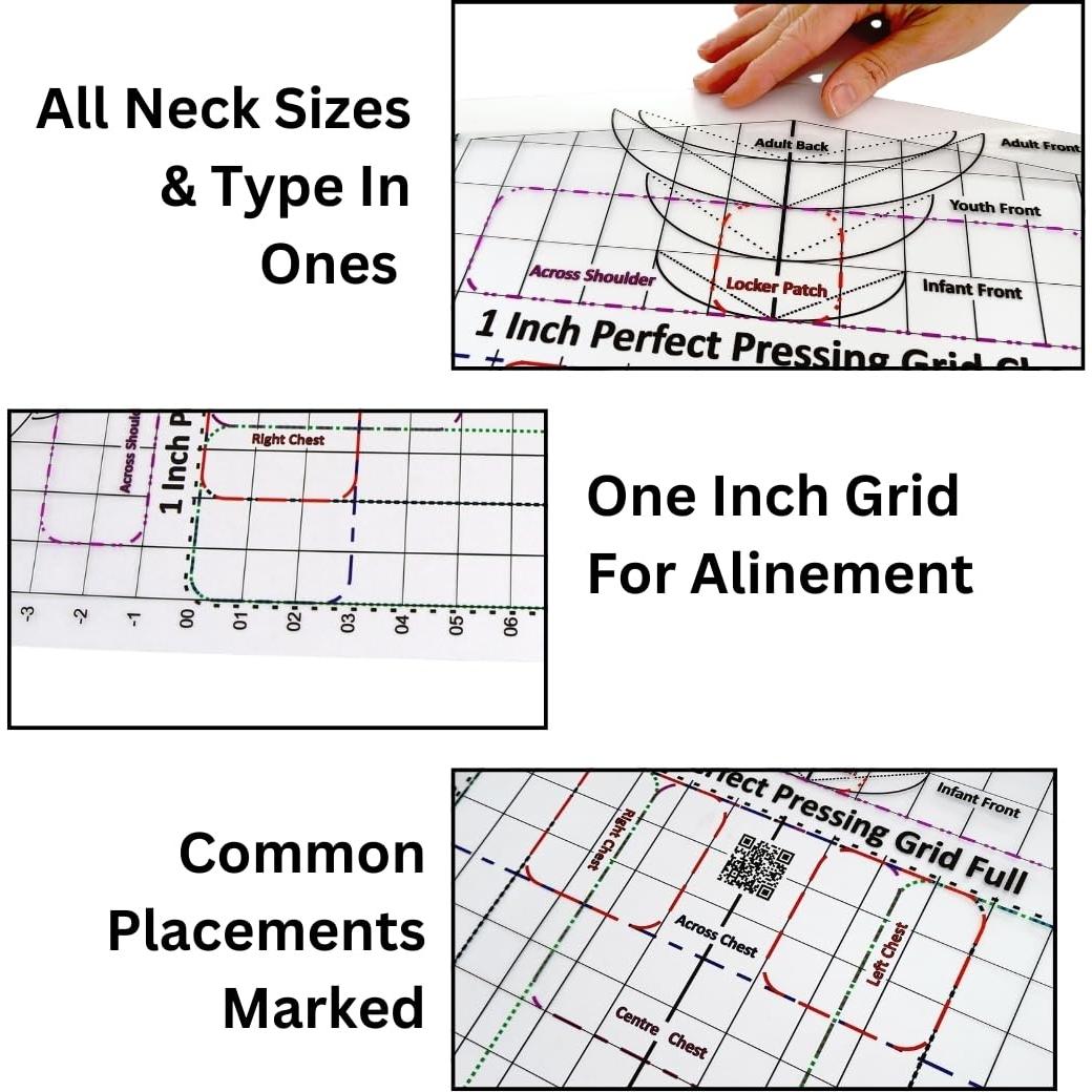 Guía de Prensado para Camisetas MTT PL - Alineación Precisa