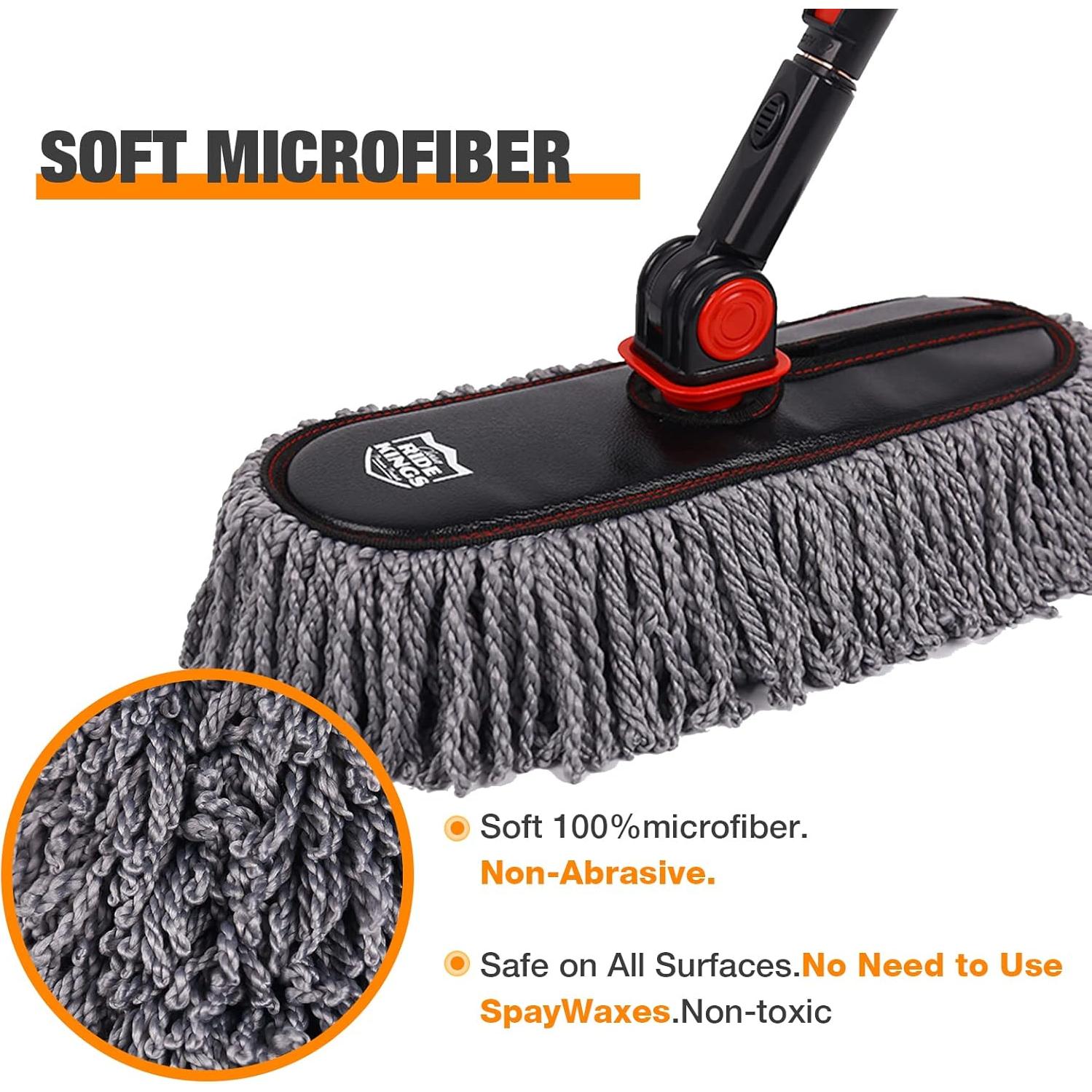 Juego de Limpiador de Autos RIDE KINGS con Mango Extensible