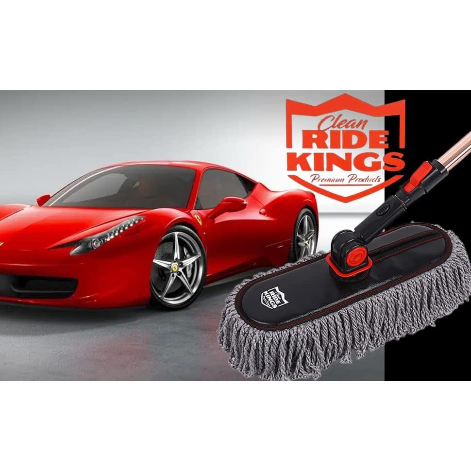 Juego de Limpiador de Autos RIDE KINGS con Mango Extensible